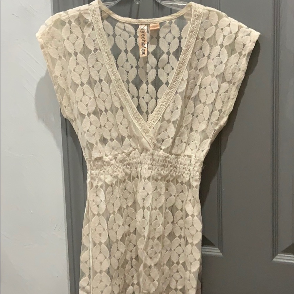 Adorable white lace blouse